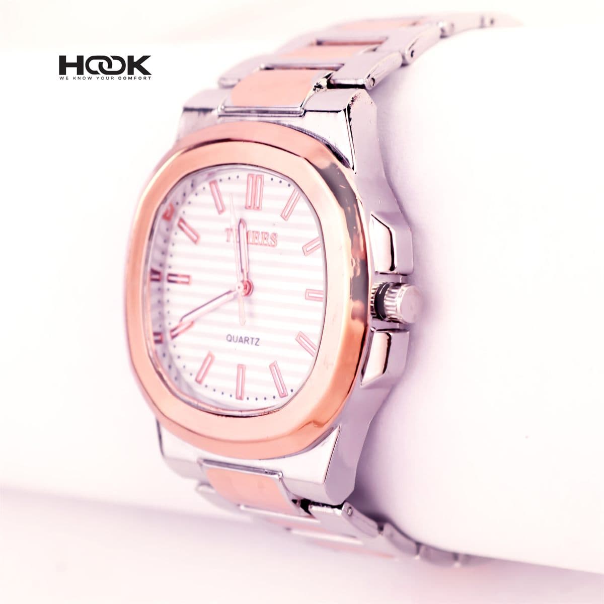 Executive Sport – Rose Gold & White - Image 1