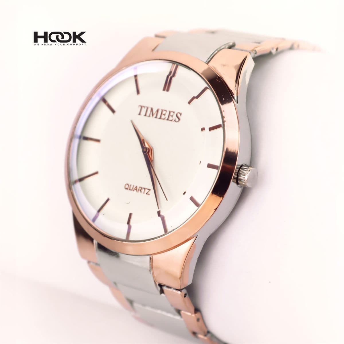 Aura Minimalist – Rose Gold & White - Image 1