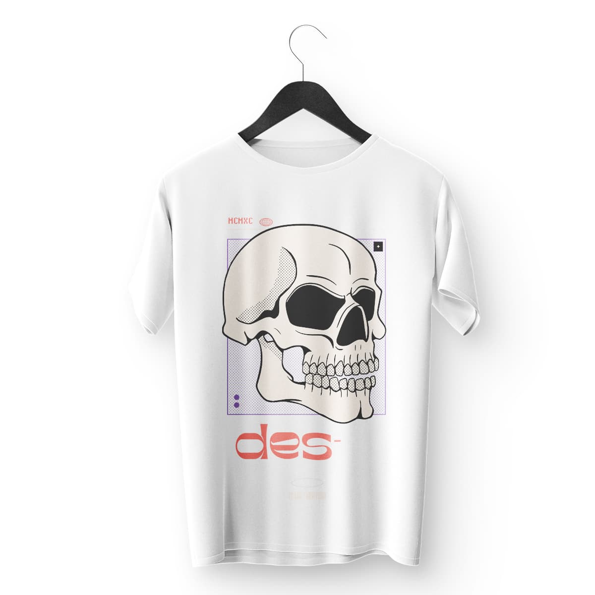 Des Skull Poster Tee - Image 1