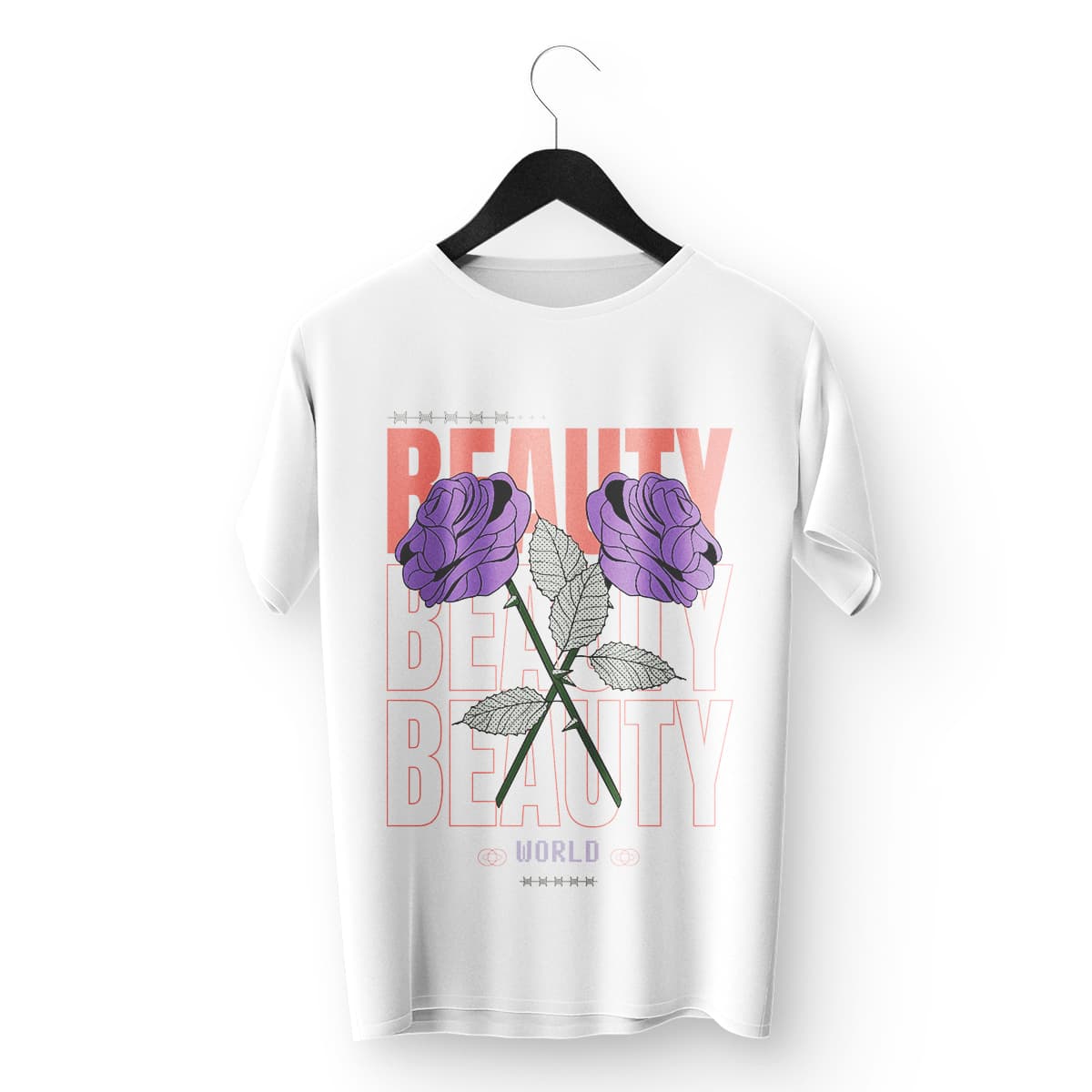 Beauty World Roses Tee - Image 1