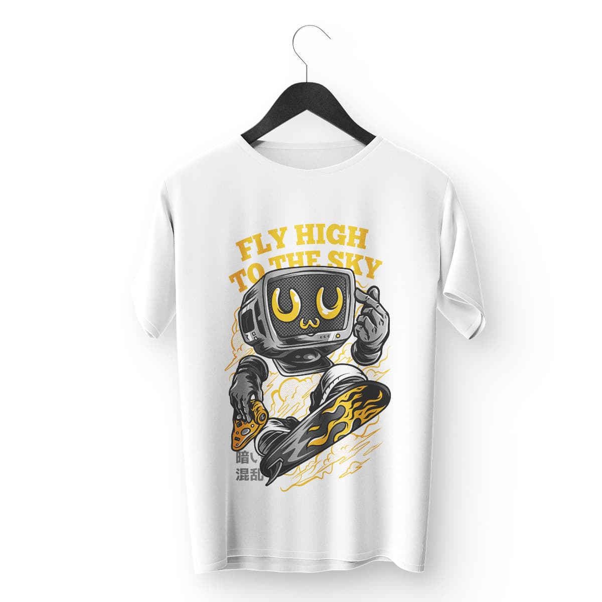 Fly High TV-Head Tee - Image 1