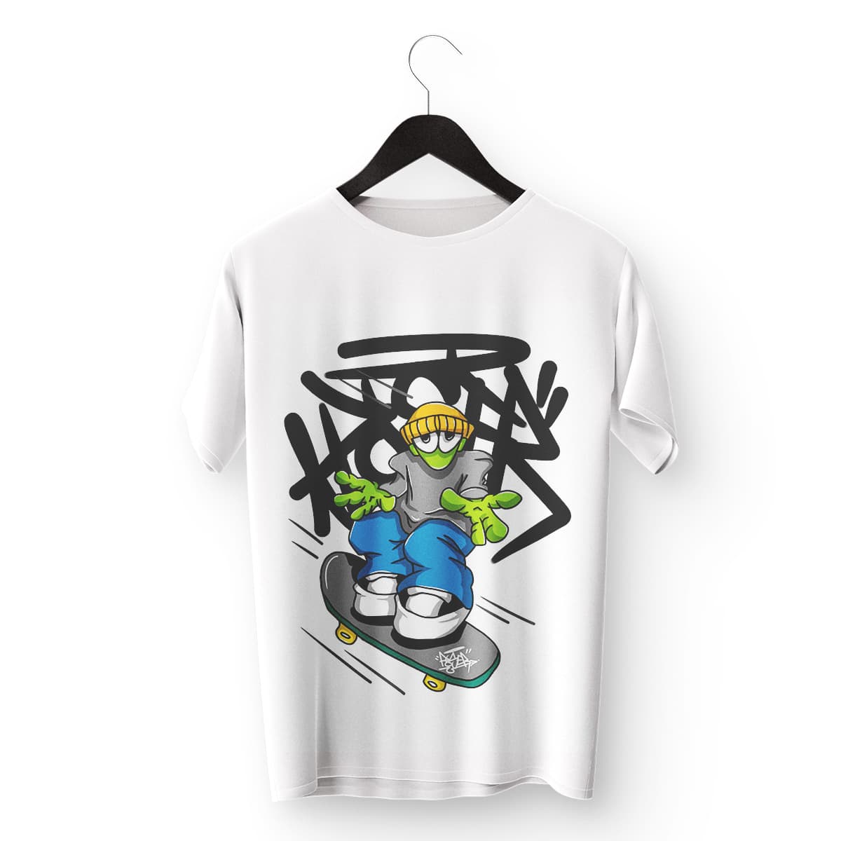 Skater Boy Graffiti Tee - Image 1